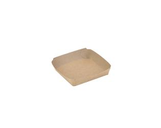 APP Conisch bakje 100x100x25mm - 4 punts gelijmd - bruin/bruin