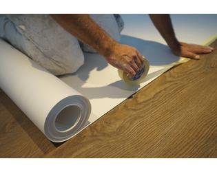 Stucloop 2-zijdig gecoat ca. 130cm - wit