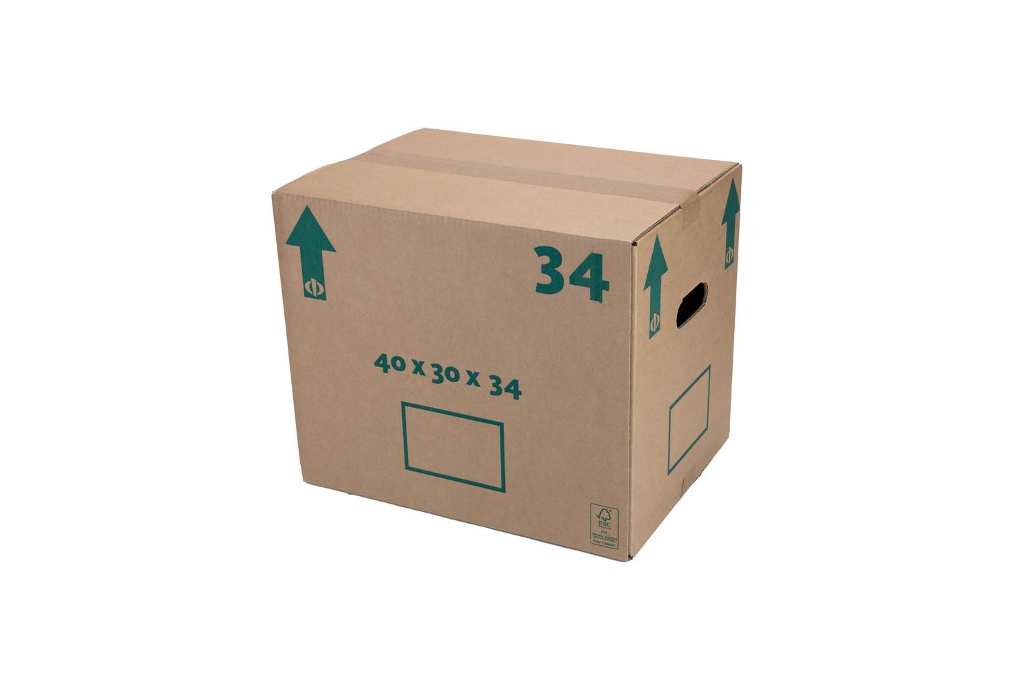 Halve eurodoos 34 40x30x34cm