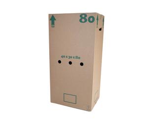 Halve eurodoos 80 40x30x80cm met luchtgaten