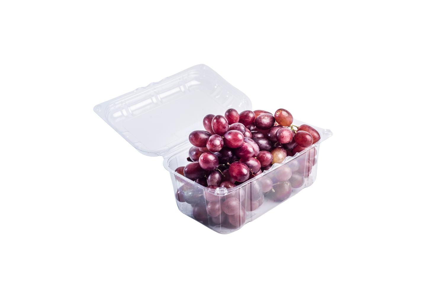 Clamshell PET 750gr 185x185x74mm - transparant