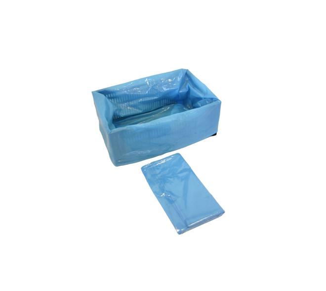 HDPE Kratzak 25my 60+(2x20)x80 blauw
