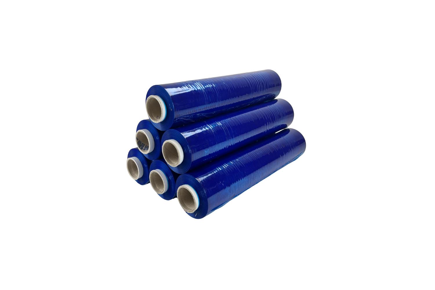 Handwikkelfolie 17my 300m x 45cm - blauw