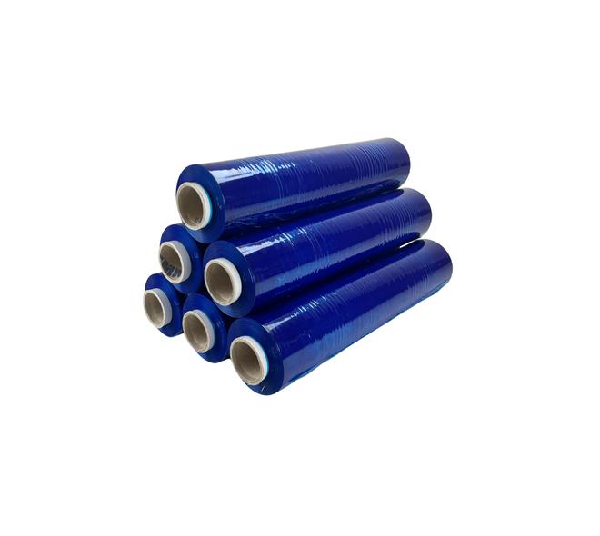 Handwikkelfolie 17my 300m x 45cm - blauw