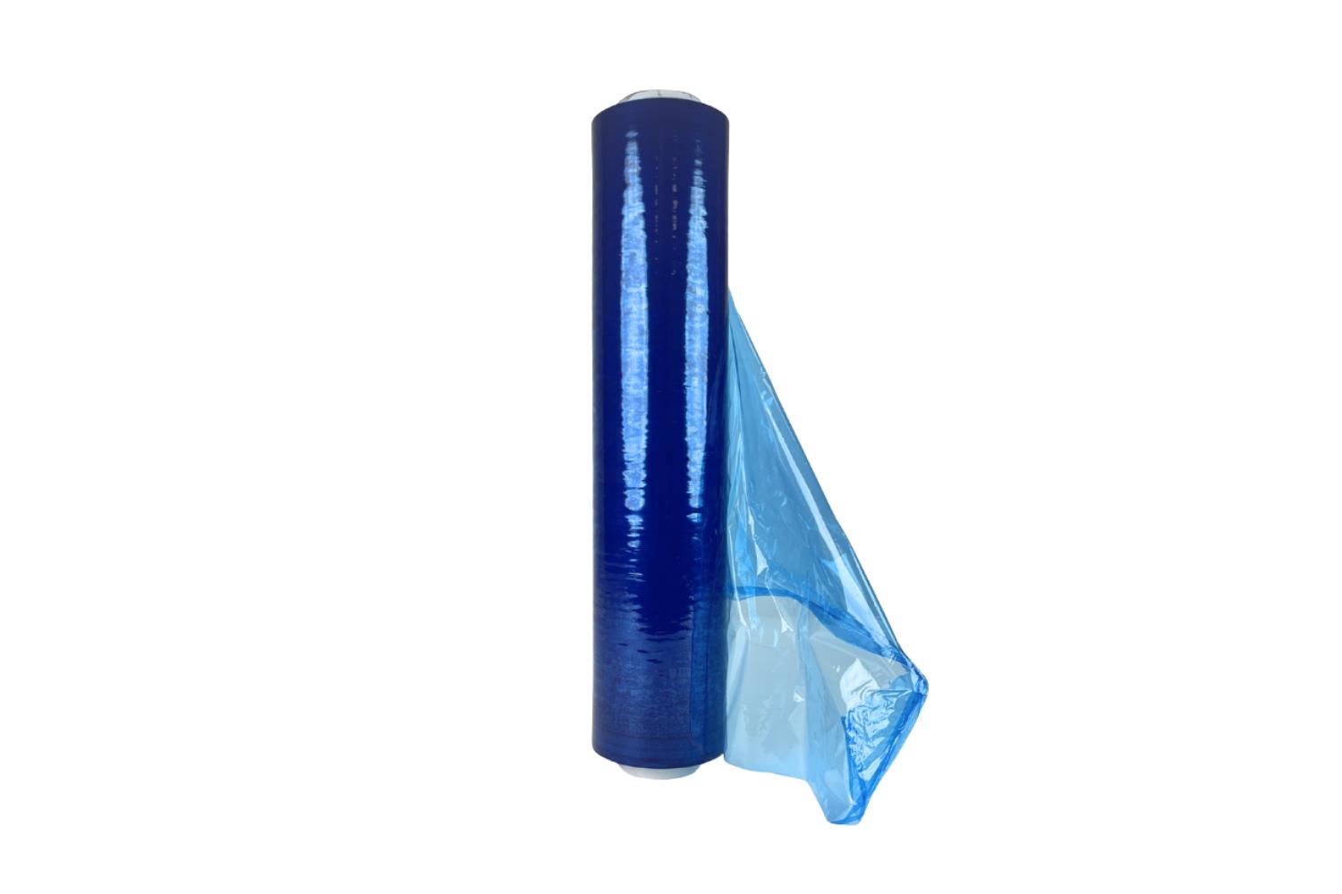 Handwikkelfolie 17my 300m x 45cm - blauw