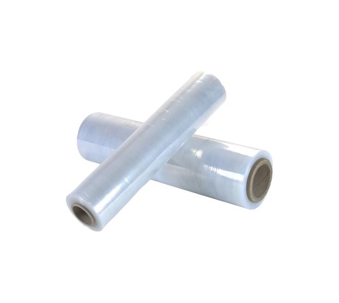 APP Handwikkelfolie 12my 1-zijdig extra glad 400m/45cm kleine kern - transparant