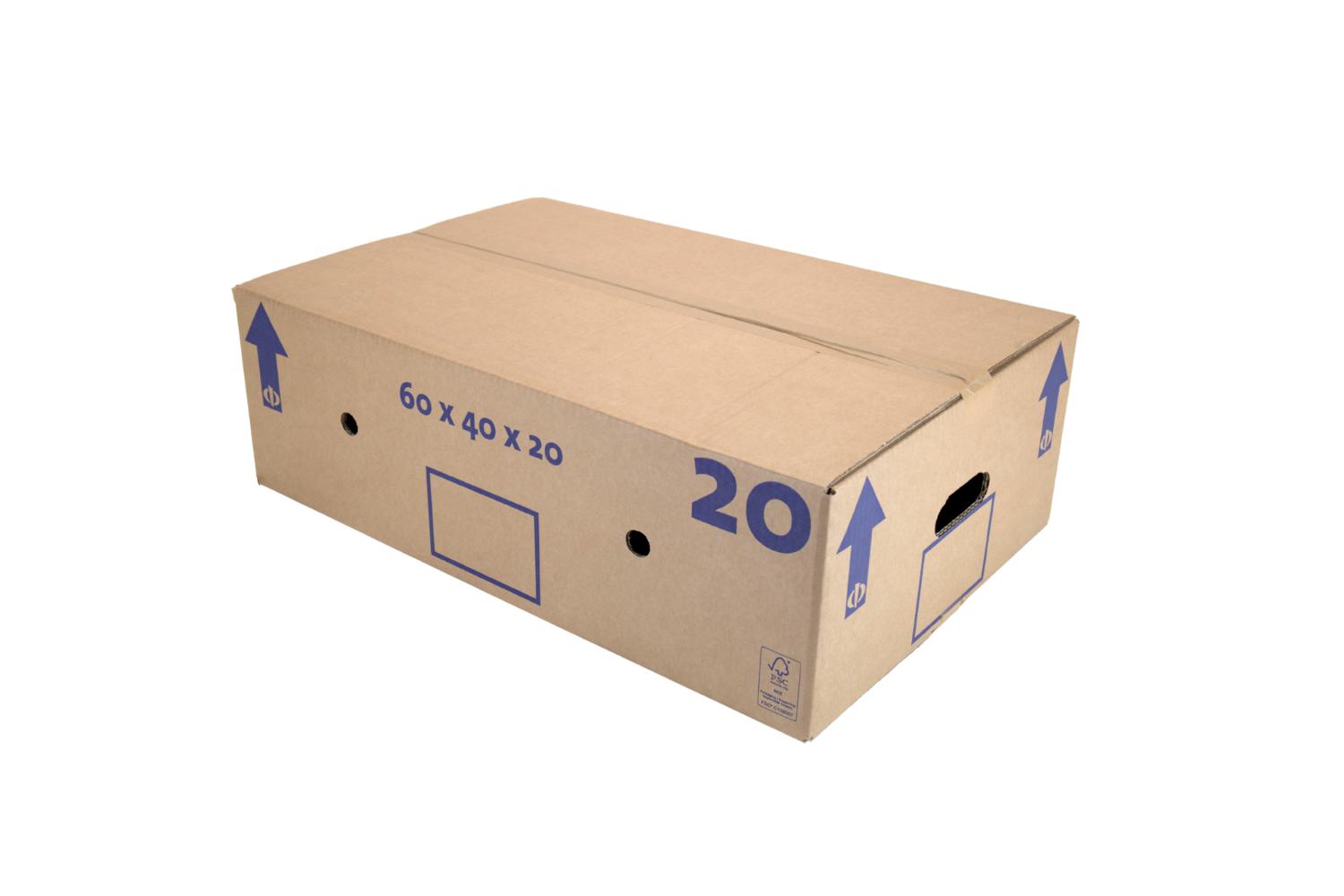 Eurodoos 20 zwaar 586x386x177mm met luchtgaten