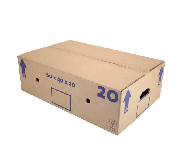 Eurodoos 20 zwaar 586x386x177mm met luchtgaten