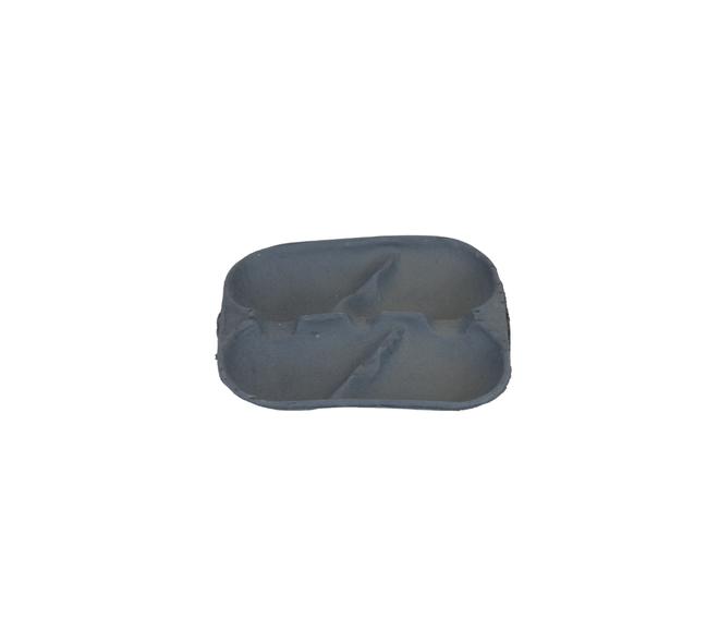 Pulp 4 stuks avocado 178x163x28mm - zwart