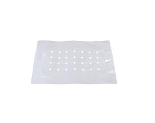 LDPE Dekvellen 350x250mm met trottoiruitstansing - transparant