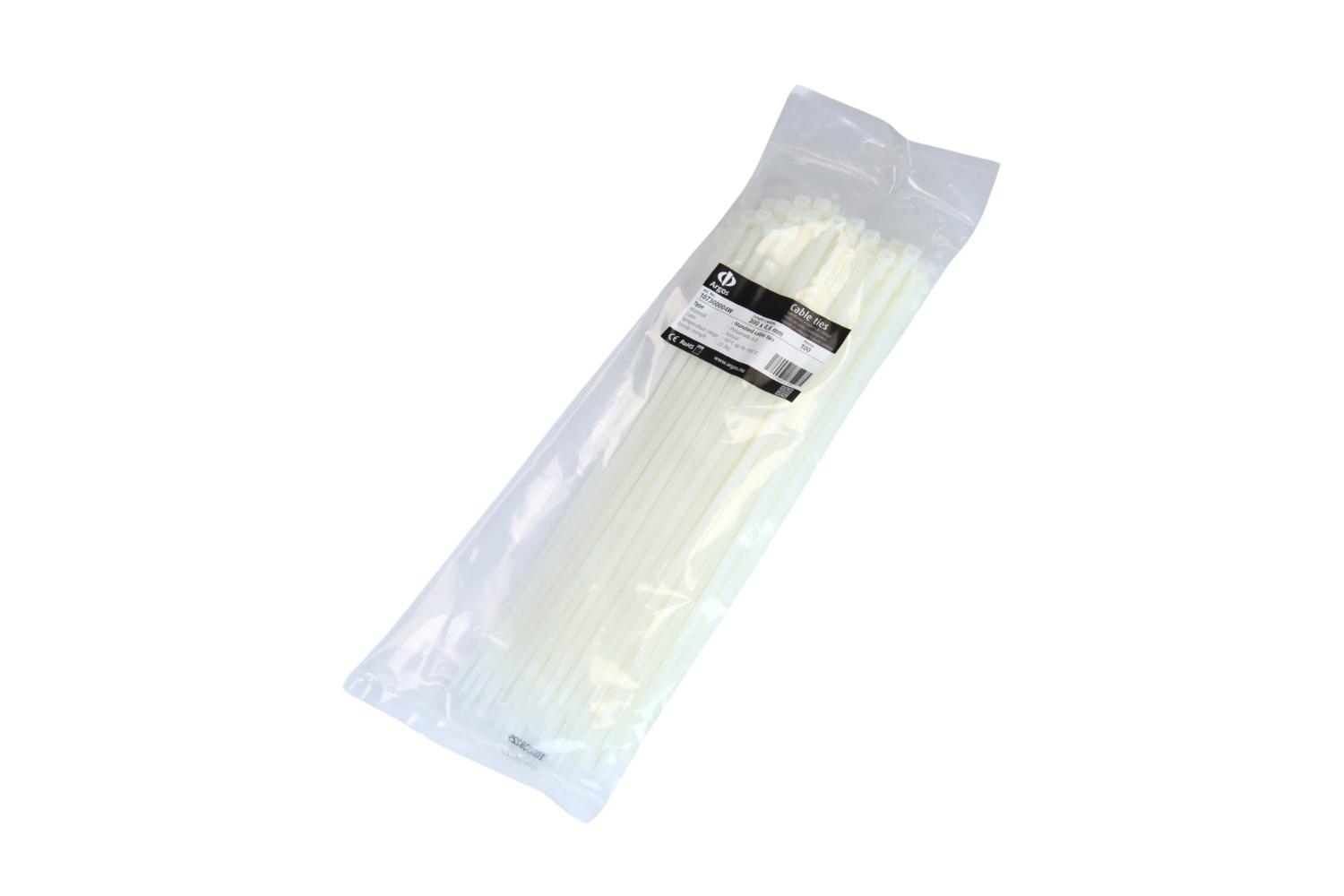 Kabelbinder 300x4,8mm - transparant