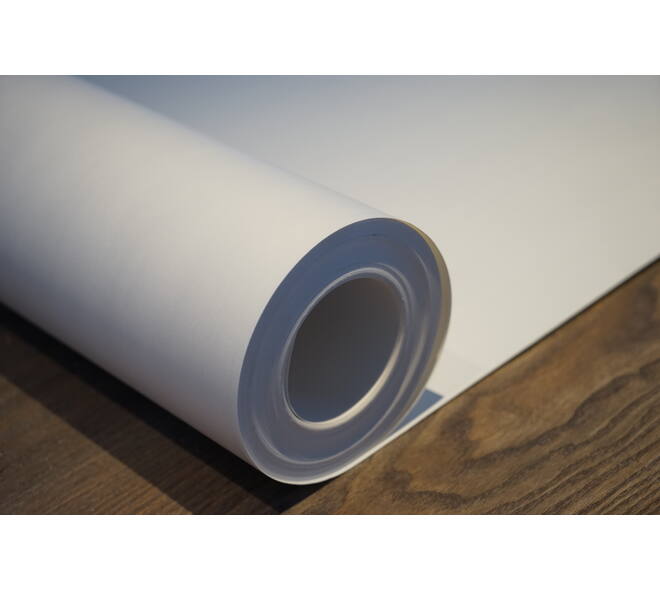 Stucloop 2-zijdig gecoat ca. 65cm - wit
